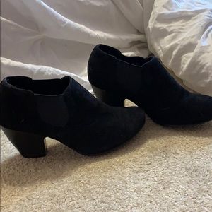 Black Booty with Small Heel